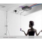Tres Shower Technology elektronische inbouwthermostaat met regendouche 30cm en handdouche