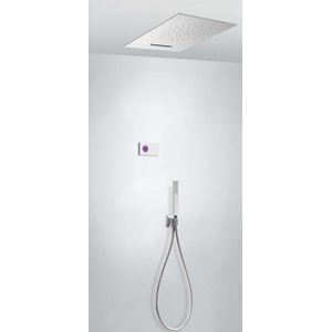 Tres Shower Technology elektronische inbouwthermostaat met waterval plafonddouche en handdouche