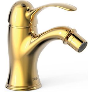 Bidetmengkraan Tres Clasic 1-hendel Goud