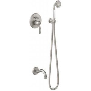 Badmengkraan Tres Clasic Inbouw Set Incl. Handdouche RVS