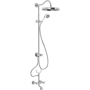 Bad/Douche Combinatie Opbouwset Tres Clasic Mengkraan Chroom