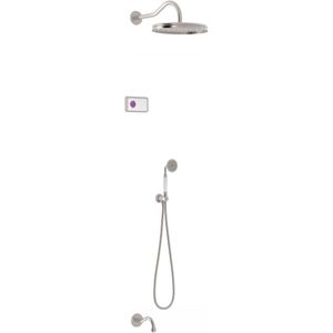 Regendoucheset Tres Clasic Inbouw Elektronische Thermostaat Incl. Handddouche 3-weg RVS