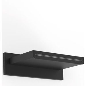 Muuruitloop Tres Waterval 5.7x23.6 cm Mat Zwart