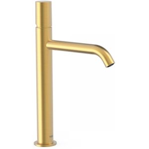 Wastafelmengkraan Tres Study Exclusive 32,5 cm 1-Knop Rond Mat Goud