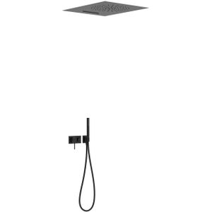 Bad/Douchekraan Boss & Wessing Colorato Opbouw Thermostatisch Mat Zwart