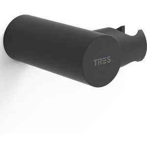 Handdouchehouder Tres Rond Ø 3.4x6.4x9.1 cm Mat Zwart
