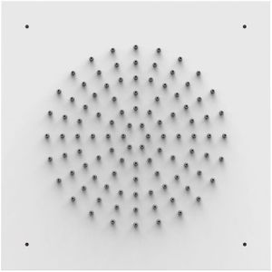 Hoofddouche Tres Plafond 38x38 cm Mat Wit