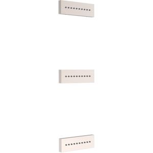 Bodyjet Tres Inbouw Hydromassage 13.9x4.9 cm Breed Staal