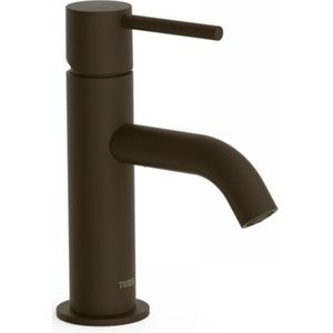 Wastafelmengkraan Tres Study Exclusive 17,5 cm Hendel Rond Zwart Brons