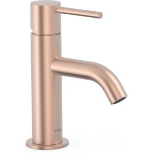 Wastafelmengkraan Tres Study Exclusive 17,5 cm Hendel Rond Mat Rosé Goud