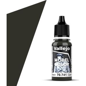 Vallejo Acryl model color 17ml - 70.741 cam. black green