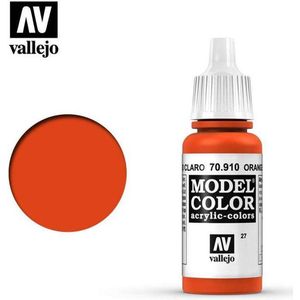 Vallejo 70910 Model Color Orange Red - Acryl Verf flesje
