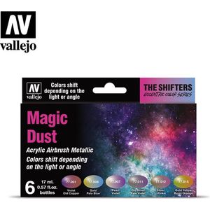 Vallejo Magic Dust 077090 modelbouwverf, 6 stuks, 17 ml