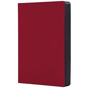 Kunnui - Ruby - Agenda 2022 - Day page - 384 pages - Size A5-15 x 21 cm - Includes Bullet Journal (Ruby)