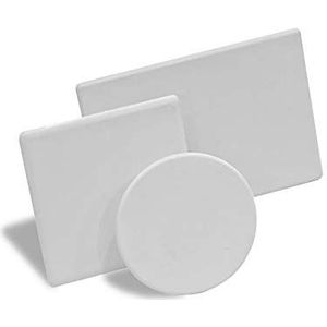 FAMATEL Deksel voor inbouwdozen, met metalen klauwen, 200 x 200 mm, grijs