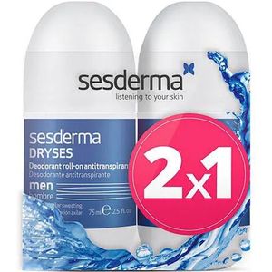 Deodorant Roller Sesderma Dryses Mannen (2 x 75 ml)