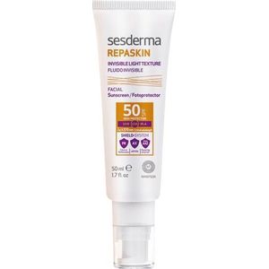 Sesderma - Repaskin Invisible Light Texture Facial Sunscreen Spf 50 - Skin Fluid Invisible Photo Protection