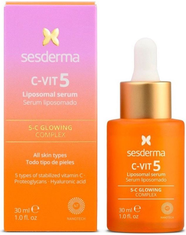 Sesderma - C-vit 5 - Gezichtserum - 30ml - Hyaluronzuur - Vitamine C