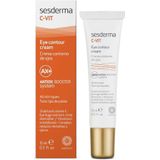 Sesderma C-VIT Oogcrème 15 ml - lichte regenererende verzorging tegen rimpels en kringen rond de ogen, met vitamine C en nanotechnologie voor stralende huid, vocht en uv-bescherming