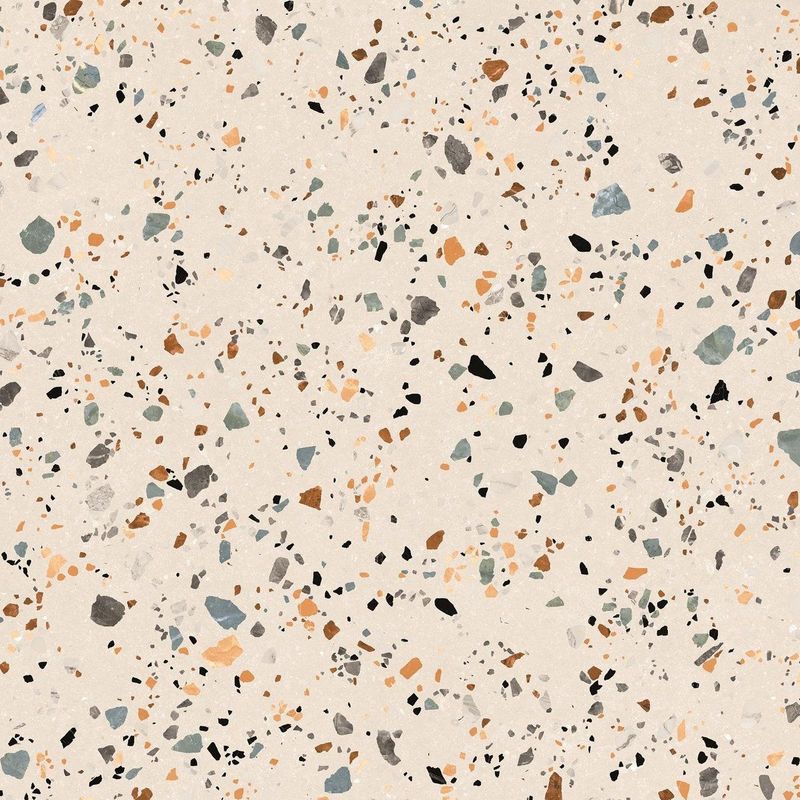 Prissmacer Cerámica Gobi Vloertegel - Creme - Terrazzo - Gerectificeerd