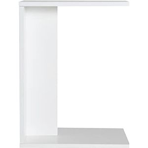 Lastdeco - Bijzettafel ALAYOR | bijzettafel van hout wit - afmetingen 60 x 29 x 45 cm