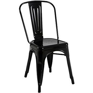 Kit Closet 5020519052 Metalen stoel, zwart