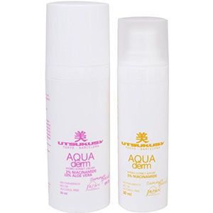 AQUA DERM - gezichtscrème en serum met lichte textuur ideaal voor de zomer en vakantie. Crème met SPF 20