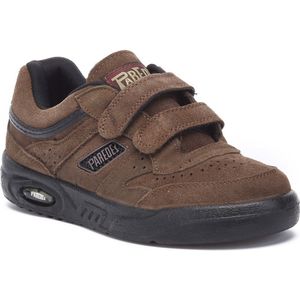 Paredes - Ecologico Serraje - Schoenen - Zwart - Pluche Splitleer - Klittenbandsluiting