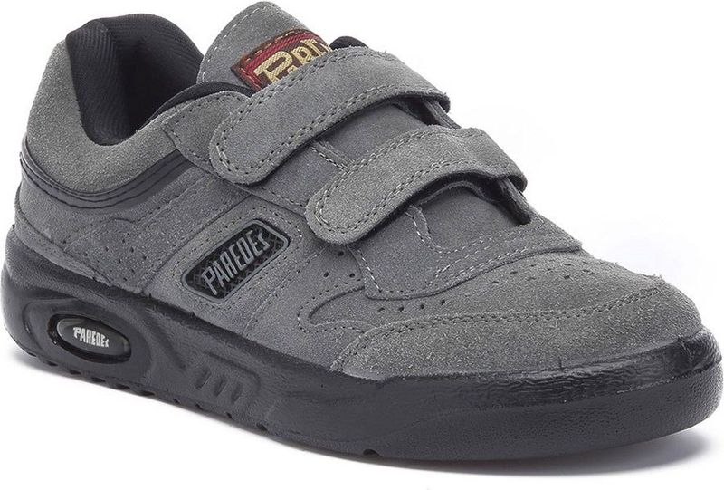 Paredes - Ecologico Serraje - Velcro Schoenen - Grijs - Pluche Splitleer