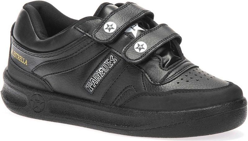 Paredes - Estrella Piel - Leren Schoenen - Zwart - Klittenbandsluiting