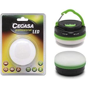 CEGASA Campinglamp 5 LED 30 lumen standaard zwart