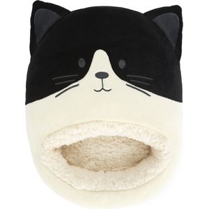 Balvi Voetenwarmer Kat Poes Kitty Wit Zwart One Size