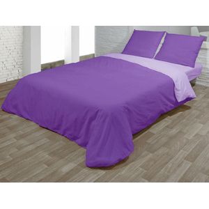 Hosteline - VEGAS - Dekbedovertrek Set - Mauve - 2 Onderdelen - 100% Polyester