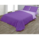 Dekbedovertrek set Hosteline VEGAS Mauve Bed van 135 3 Onderdelen