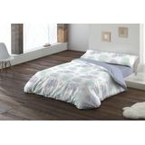 Hosteline - SCRATCH - Dekbedovertrek Set - Mauve - 2 Onderdelen - 50% Polyester, 50% Katoen