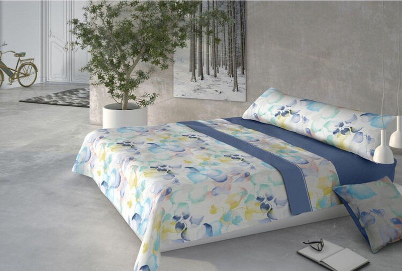 Pierre Cardin - Hojarasca - Dekbedovertrek Set - Blauw - 3 Onderdelen - 50% Polyester 50% Katoen