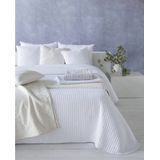 Hosteline - AGNES - Sprei - Wit - 50% Polyester 50% Katoen