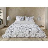 Pierre Cardin - FANY - Dekbedovertrek Set - Grijs - 3 Onderdelen - 50% Polyester - 50% Katoen