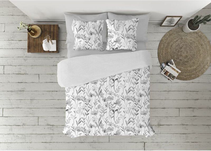 Pierre Cardin - FANY - Dekbedovertrek Set - Grijs - 3 Onderdelen - 50% Polyester 50% Katoen