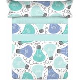 Pierre Cardin - IDEAS - Beddengoed - Blauw - 50% Polyester 50% Katoen