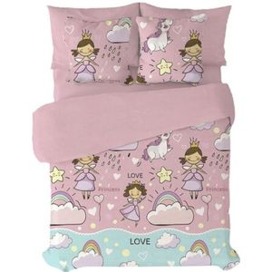 Pierre Cardin - Morgana - Dekbedovertrek Set - Roze - 3 Onderdelen - Polyester en Katoen