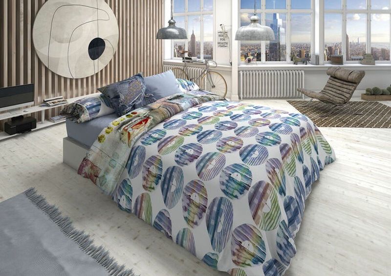 Lois - Megano - Dekbedovertrekset - Blauw - 50% Polyester 50% Katoen - 2 Stuks