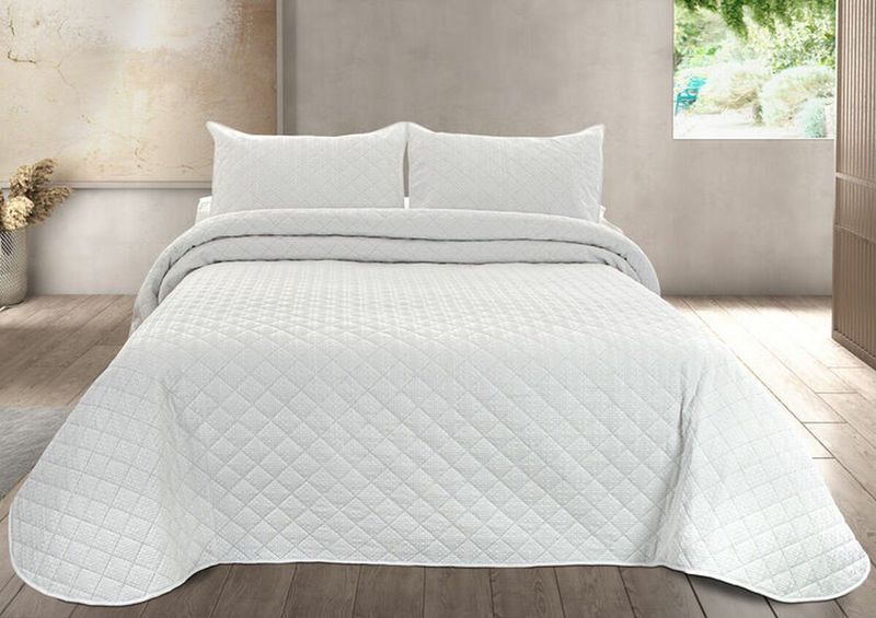 Pierre Cardin - EGNA - Sprei - Wit - 100% Polyester - 235 x 270 cm