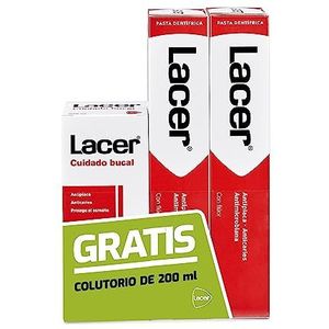 Lacer - Tandpasta - 125 ml - Anti-plaque - Anti-cariës - Antimicrobieel - Versterkt Tandglazuur