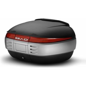 Shad Topcase SH50 matt schwarz unlackiert - Motorradzubehör - Motorradgepäck - Koffer