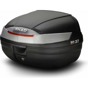 Shad - SH37 Topkoffer - Zwart - Versterkt Polypropyleen - Inhoud 37 Liter