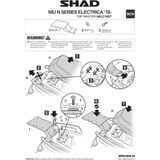 Shad - Niu N Series - Topkoffer - Zwart - Compatibel met NIU N-Serie