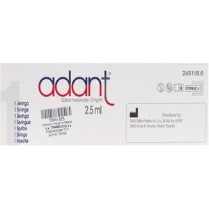 ADANT - Steriele Oplossing - 1% Natriumhyaluronaat
