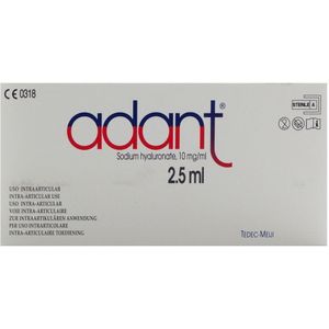 ADANT - Steriele Oplossing - 1% Natriumhyaluronaat - 10ml