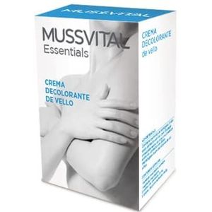 Mussvital, Ontkleuringscrème voor haar, mix van ontkleurende crème met hypoallergeen ontkleuringspoeder, formaat met enkele dosis